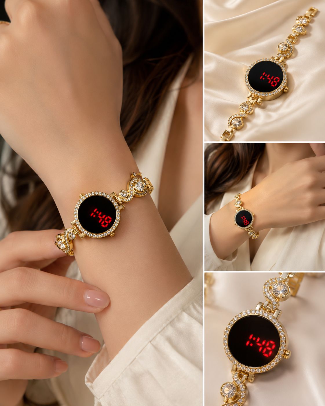 ⌚💎 Touch Screen LED Fancy Jewelry Watch 💎⌚