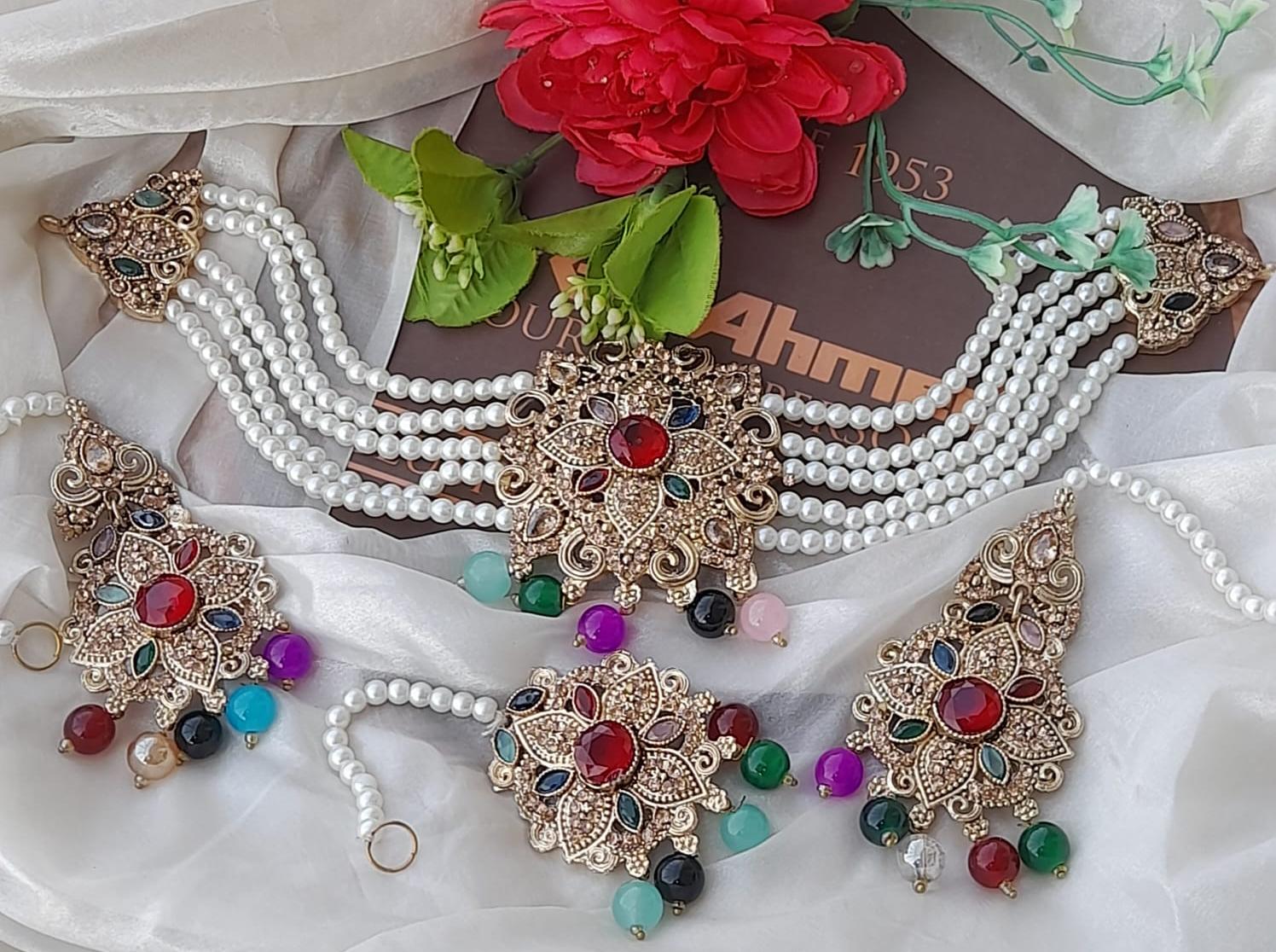 💎✨ Luxury Zircon Choker Sets ✨💎