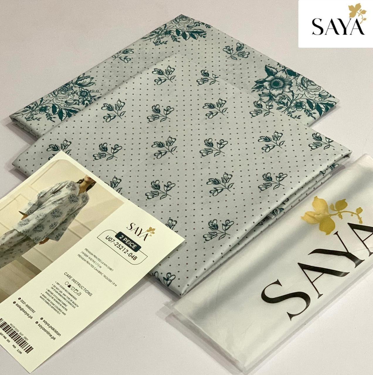 💖 SAYA – Original Lawn Collection 💖