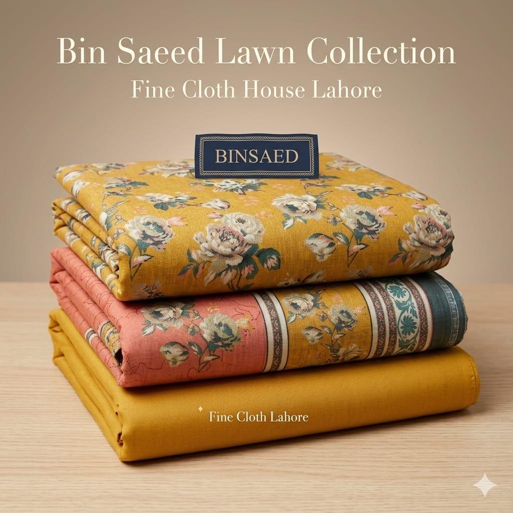 ✨ Bin Saeed Lawn Collection ✨