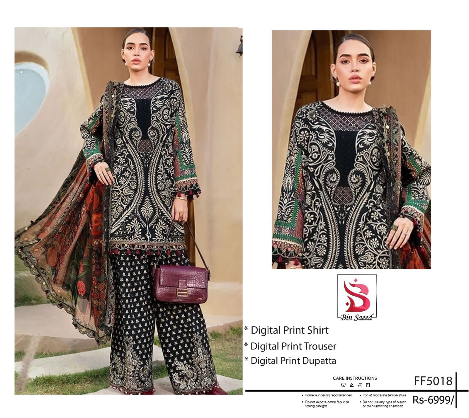 ✨ Bin Saeed Lawn Collection ✨