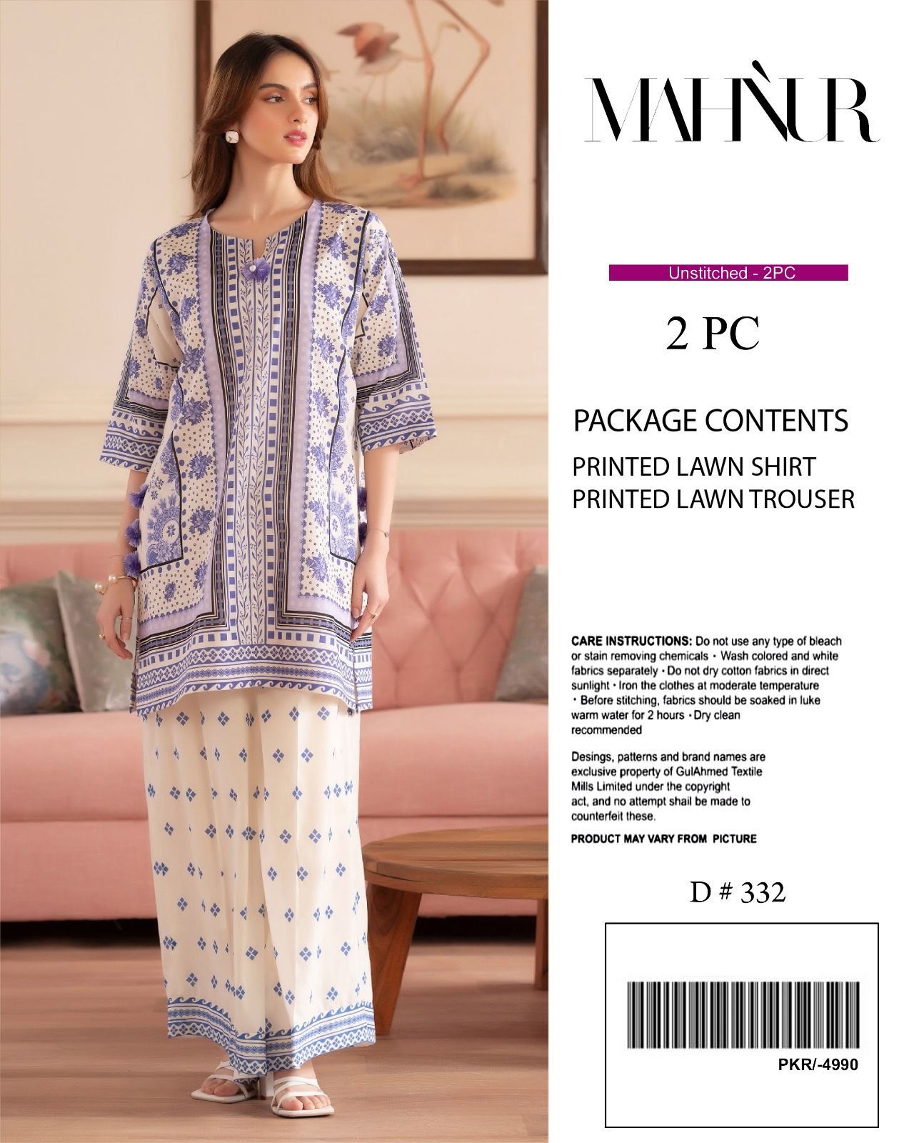 🌿 CO-ORDS SET – Premium Digital Printed Lawn Collection 🌿