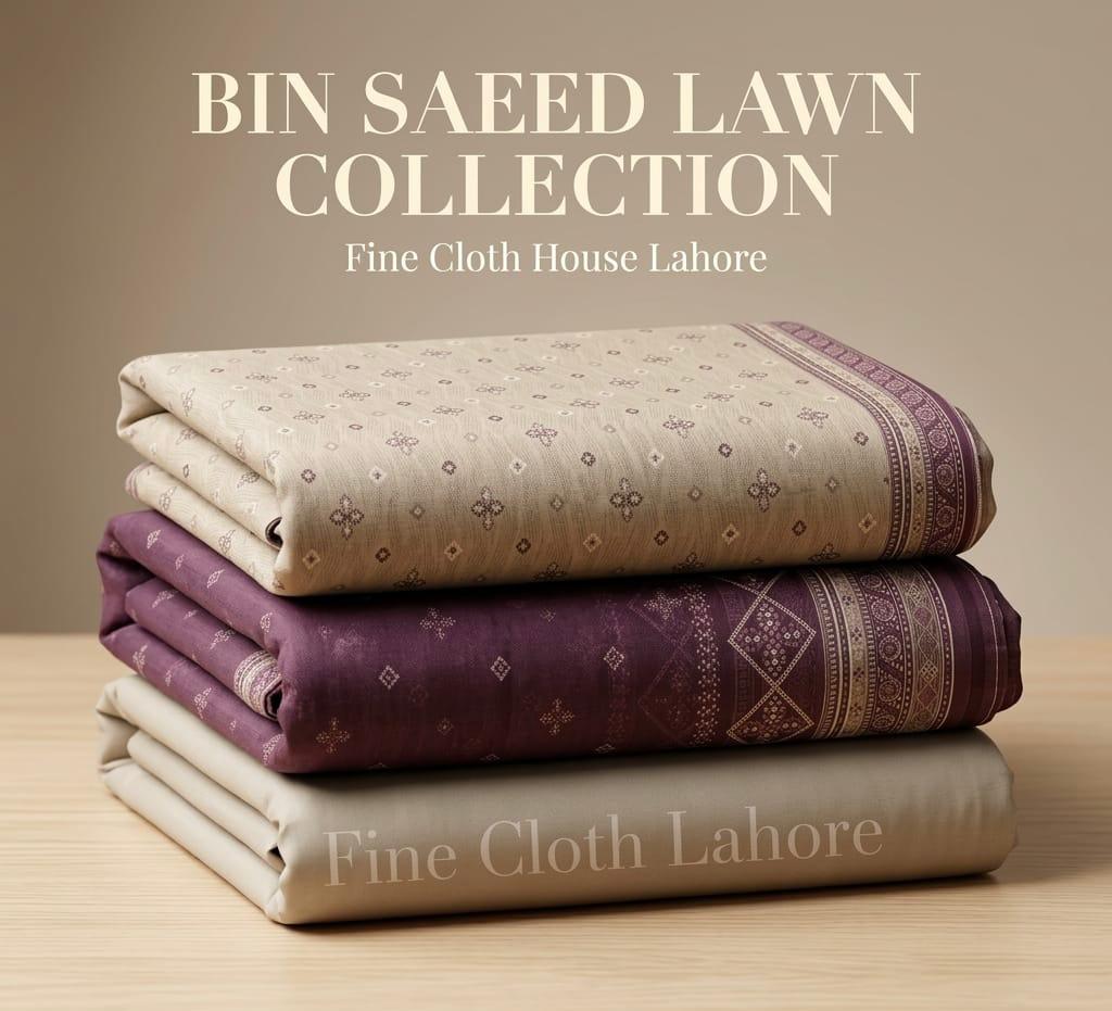 ✨ Bin Saeed Lawn Collection ✨