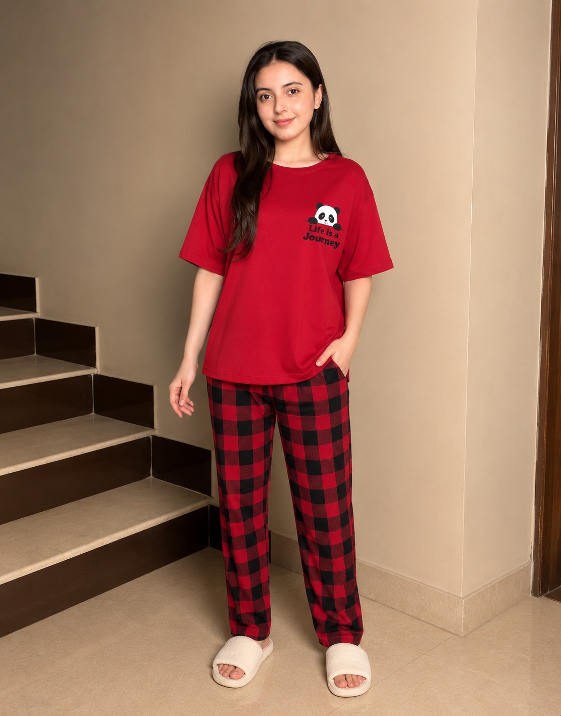 Nighty trouser shirt