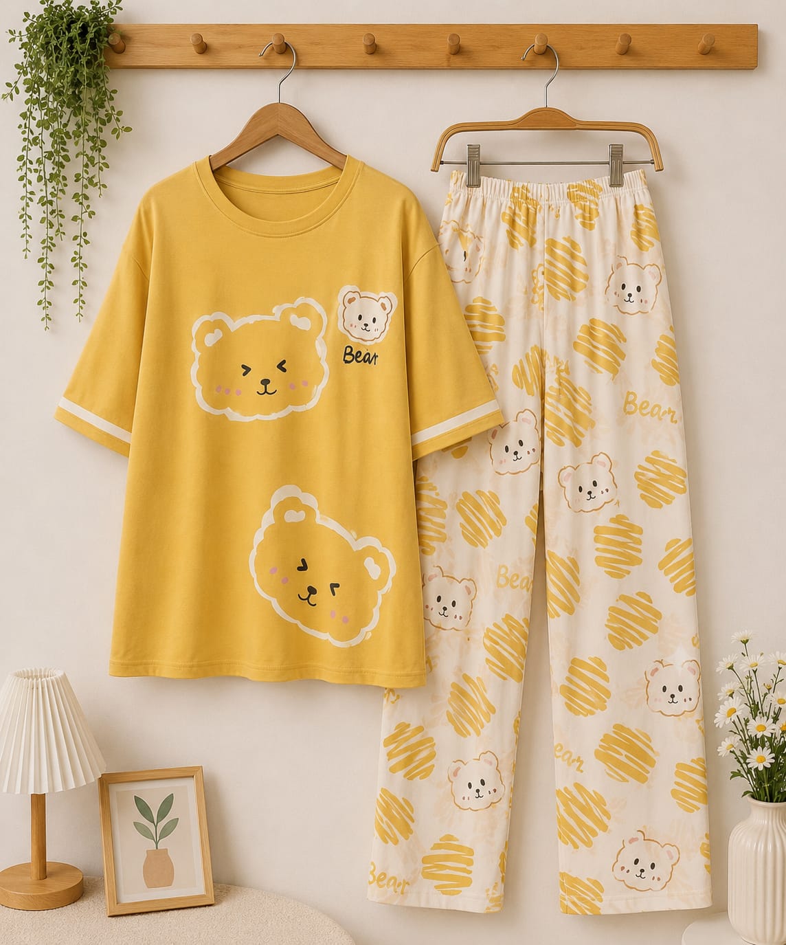Nighty trouser shirt