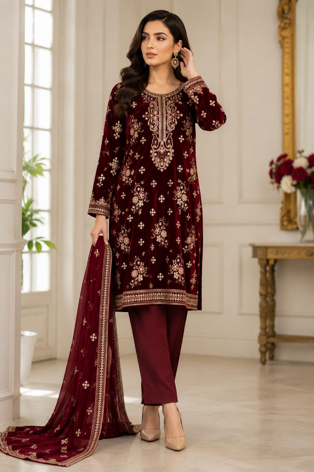 Velvet 3 pc suit 9000 Velvet micro