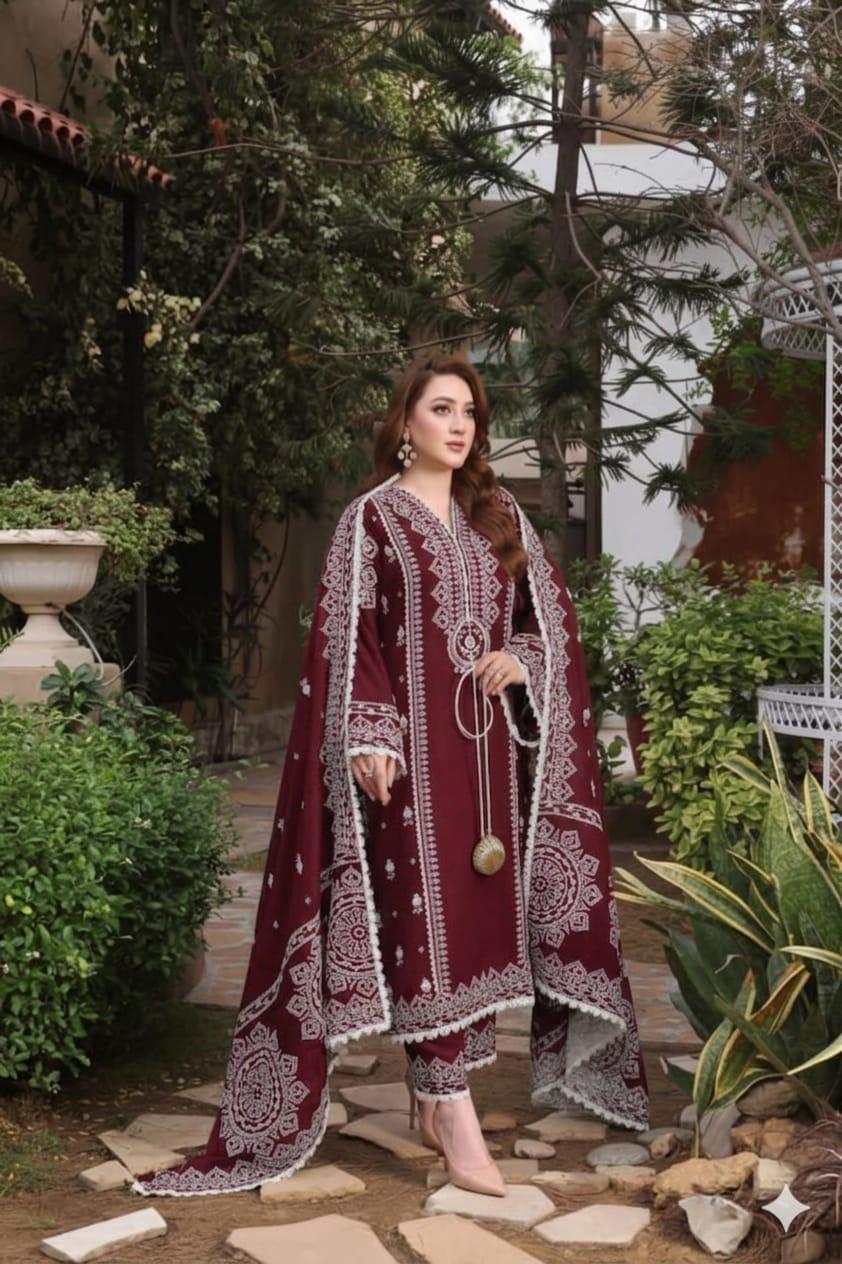🌸 Aneela's Lawn 3-Piece Embroidered Summer Collection 🌸