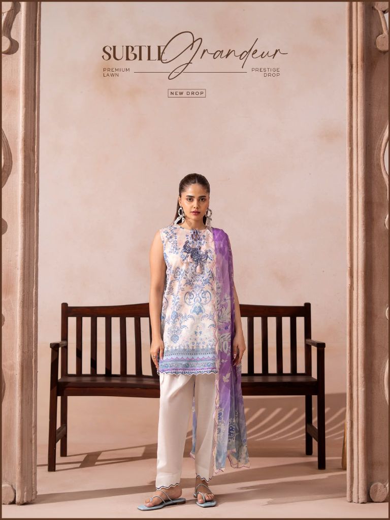 Subtle Grandeur – Lavender Butterfly Sleeveless